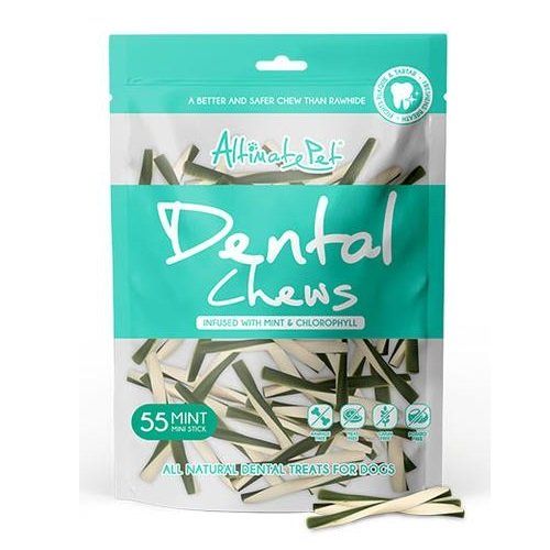 Gặm Sạch Thơm Miệng Cho Chó Hình Thanh Que Vị Bạc Hà Detal Chew 150g