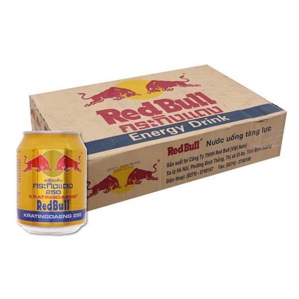 Thùng 24 Nước Tăng Lực Redbull 250ml
