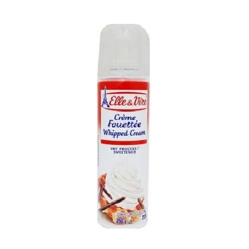 Kem Sữa Xịt Elle&Vire Whipped Cream 250g