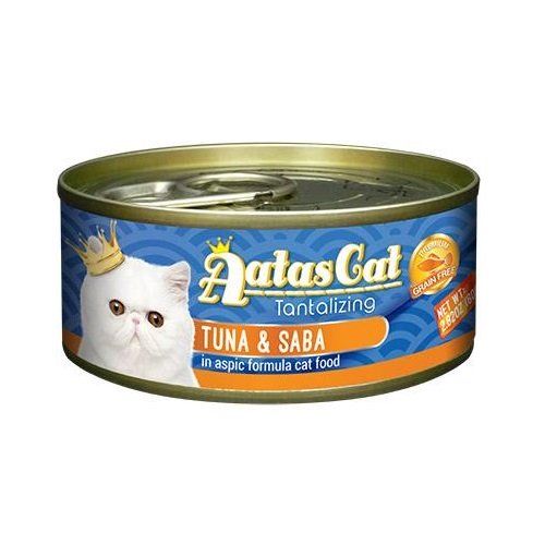 Sốt Thưởng Cho Mèo Vị Cá Ngừ Và Cá Saba Aatas AAT3000TH 80g