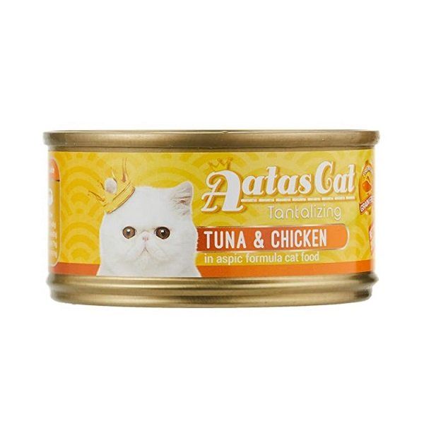 Sốt Thưởng Cho Mèo Vị Cá Ngừ Và Gà Aatas AAT3004TH 80g
