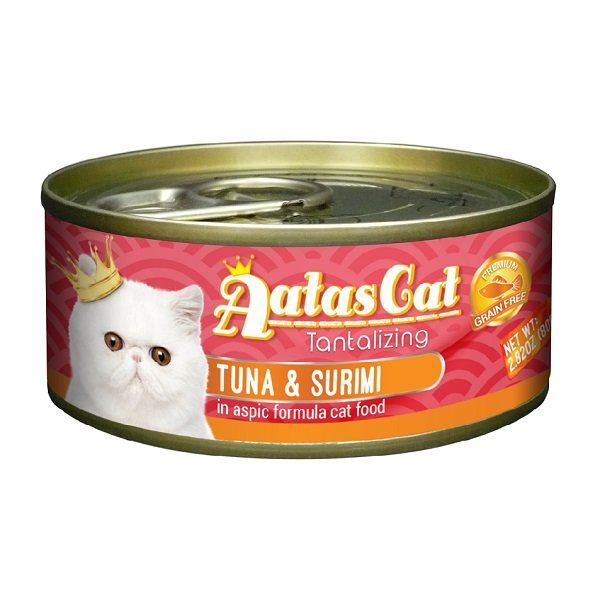 Sốt Thưởng Cho Mèo Vị Cá Ngừ Và Cá Xay Aatas AAT3006TH 80g