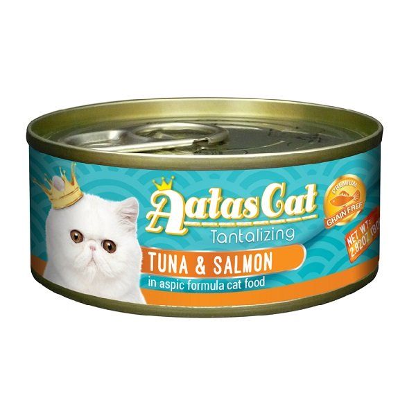 Sốt Thưởng Cho Mèo Vị Cá Ngừ Và Cá hồi Aatas AAT3032TH 80g