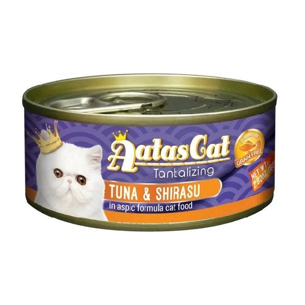 Sốt Thưởng Cho Mèo Vị Cá Ngừ Và Cá Cơm Aatas AAT3034TH 80g