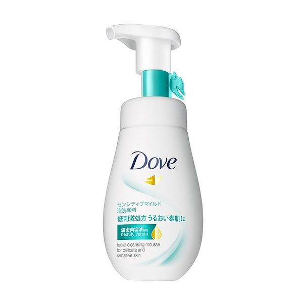 Bọt Rửa Mặt Cho Da Nhạy Cảm Dove Beauty Serum Facial Cleansing Mousse For Delicate And Sensitive Skin 160ml