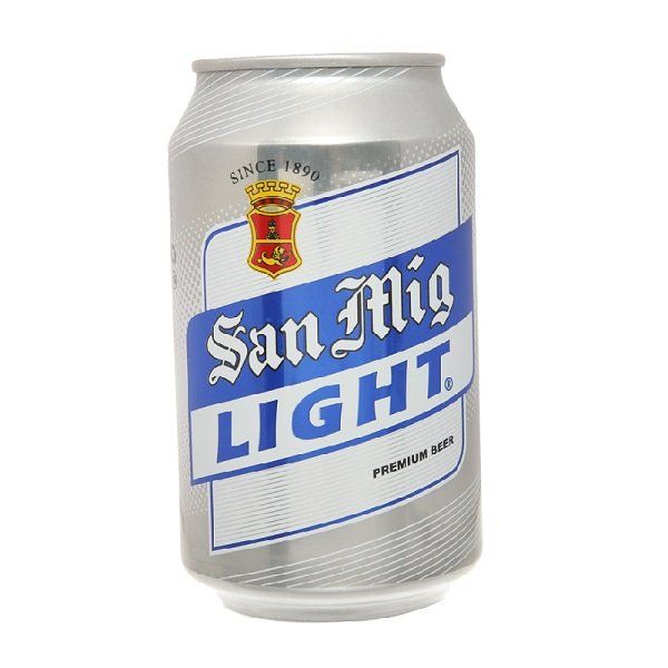 Thùng 24 Lon Bia San Miguel Lig Hộp Thiếc 330ml