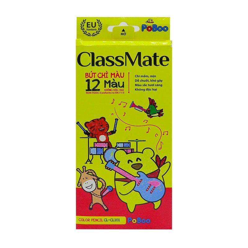 Chì Màu Hộp 12 Màu CL-CL101 2CL0001 12