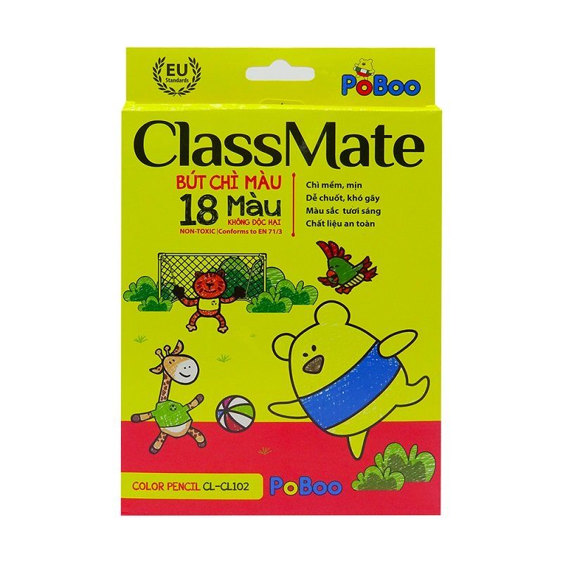 Chì Màu Hộp 18 Màu CL-CL102 2CL0003 12