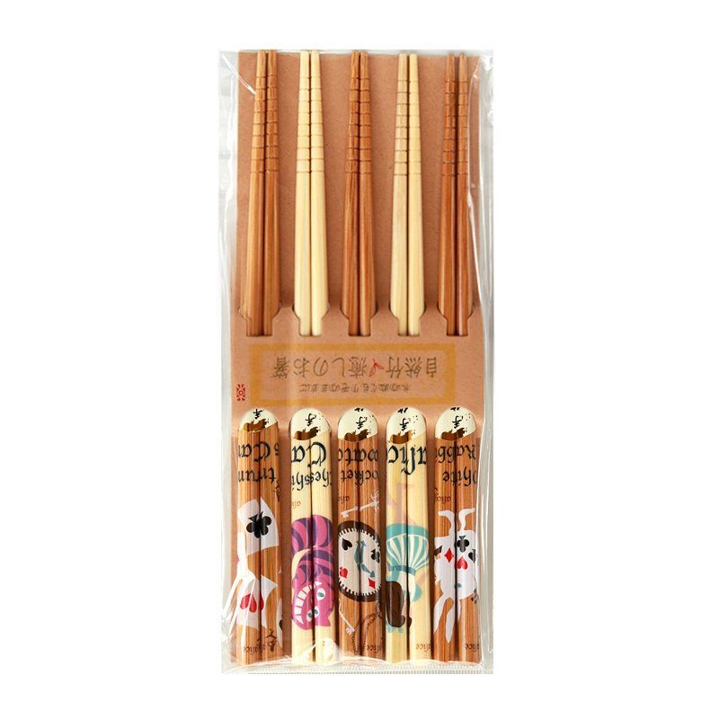 Đũa Tre Nhật Bản Vỉ 5 Đôi Kokusai NDCK-04
