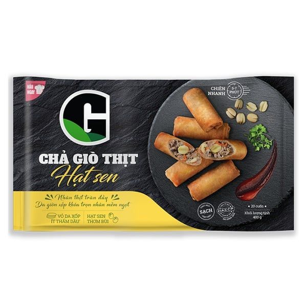 Chả Giò Thịt Hạt Sen G-Feddy 400g