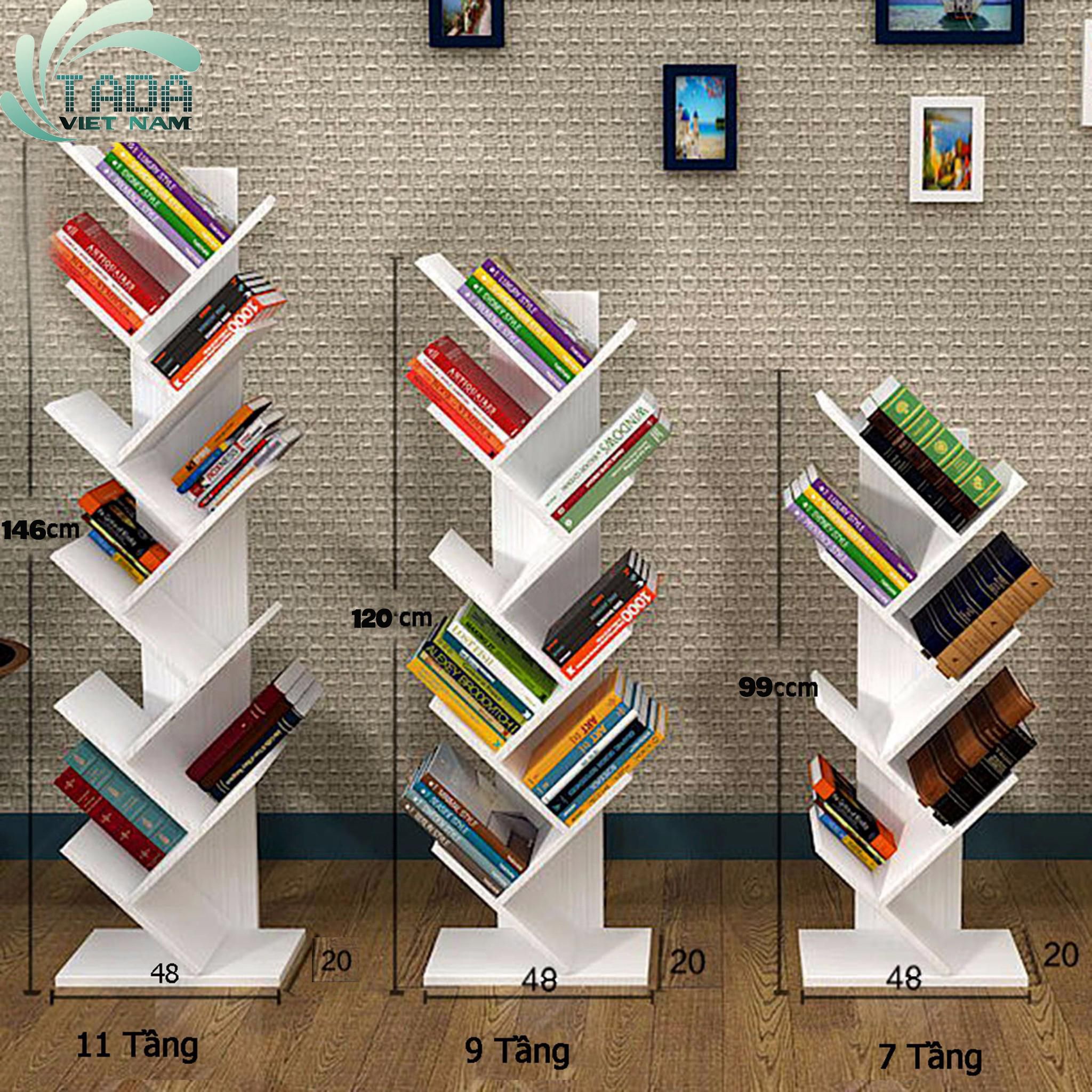 Kệ Sách Xương Cá 11 Tầng TD1132 150X40X20cm