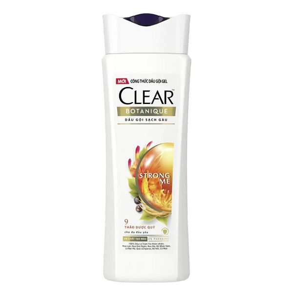 Dầu Gội Sạch Gàu Clear Botanique 9 Thảo Dược Quý 340g
