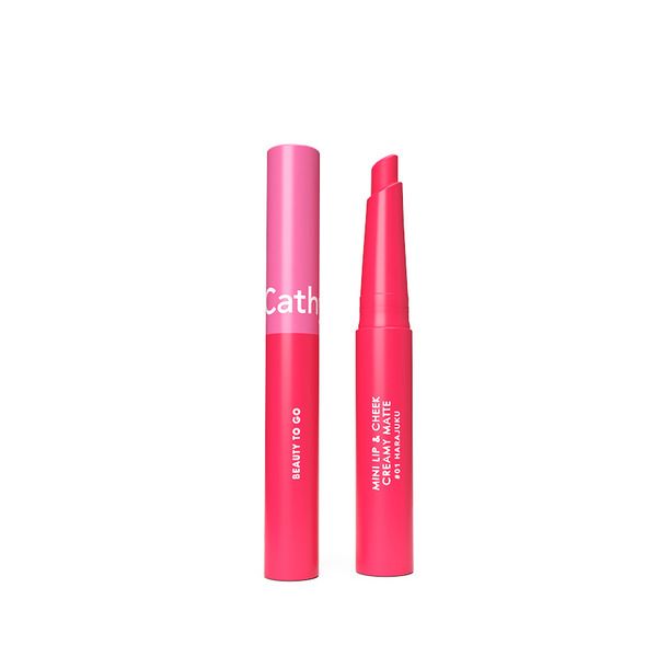 Son Kem Má Hồng Mini Cathy Doll Beauty To Go Lip & Cheek Creamy Matte #01 Harajuku 0.6g