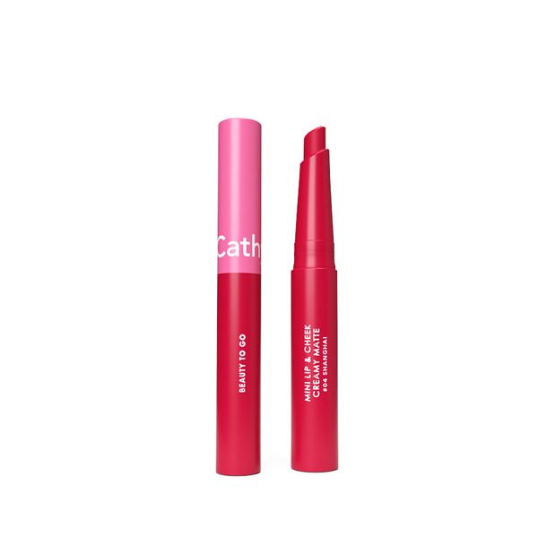 Son Kem Má Hồng Mini Cathy Doll Beauty To Go Lip & Cheek Creamy Matte #04 Shanghai 0.6g