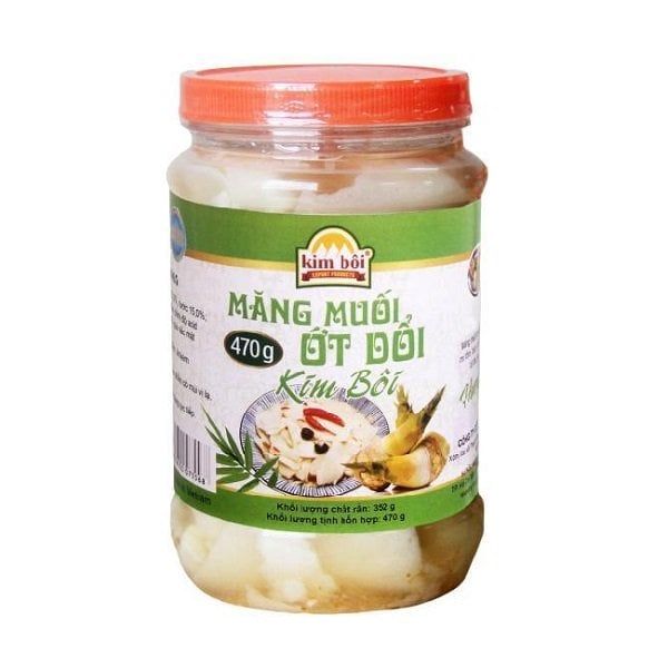 Măng Muối Ớt Dổi Kim Bôi 470g