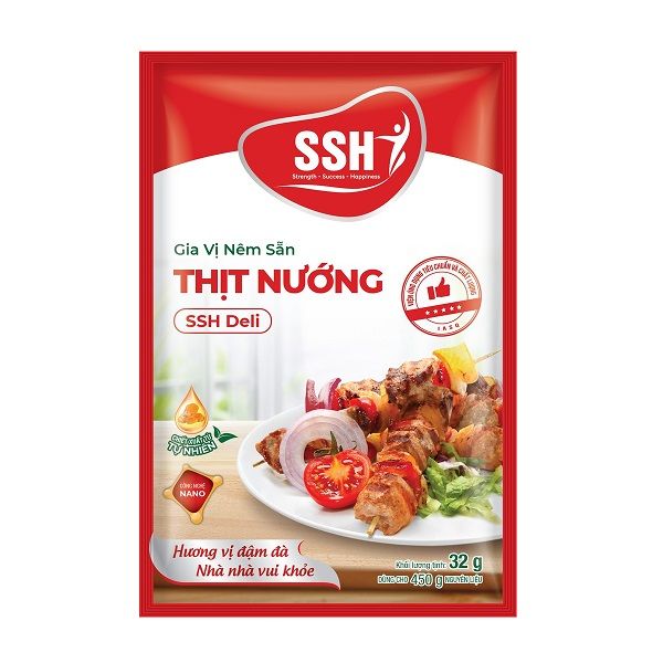 Gia Vị Nêm Sẵn Thịt Nướng SSH Deli 32g