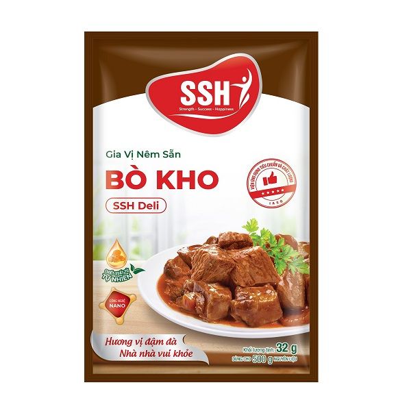 Gia Vị Nêm Sẵn Bò Kho SSH Deli 32g