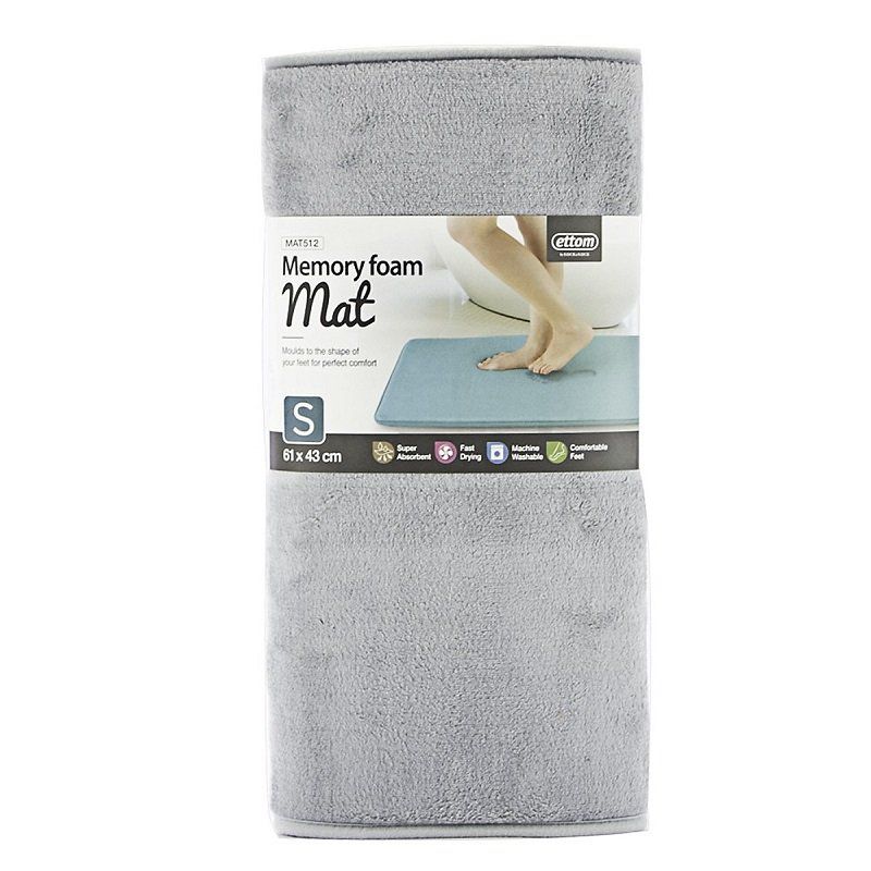 Thảm Chùi Chân Foam Lock&Lock MAT512GRY S430*610-15 Xám