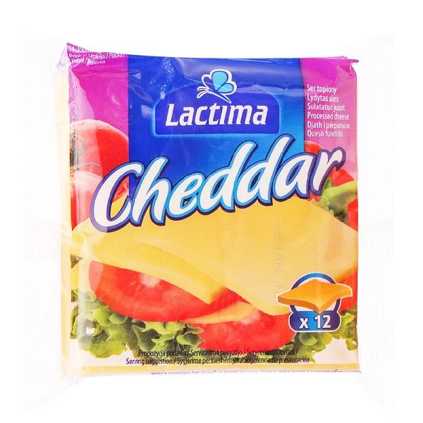 Phô Mai Lactima Cheddar Lát 200g
