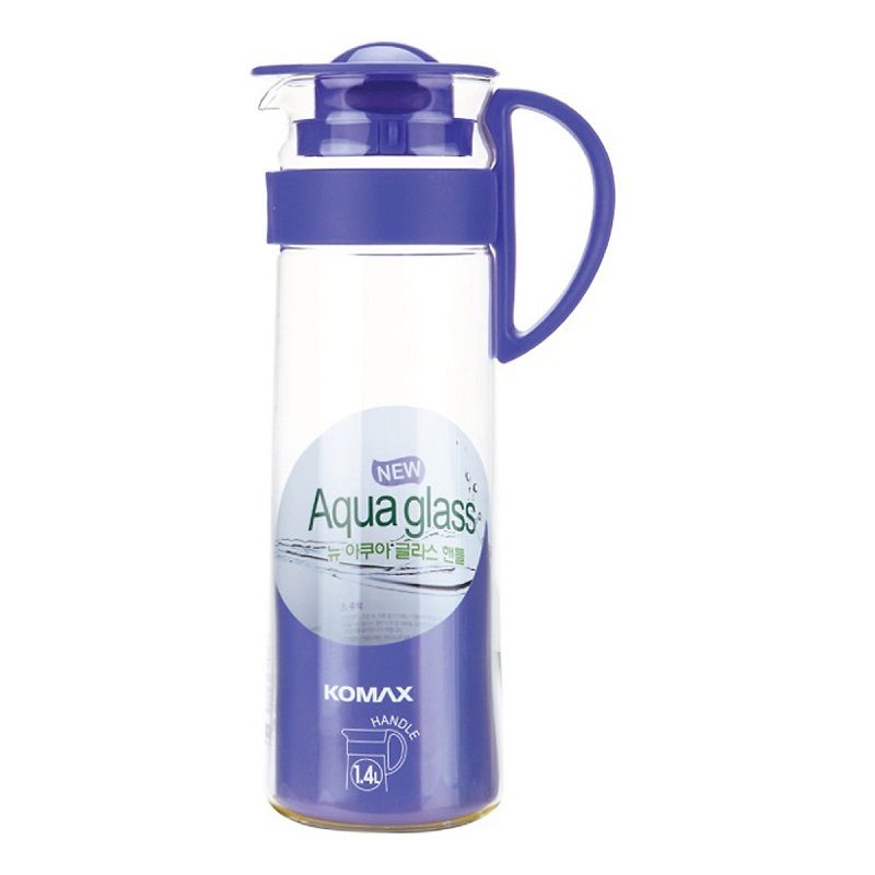 Bình Nước Thủy Tinh Komax 1,4l - 20380 (Tím)