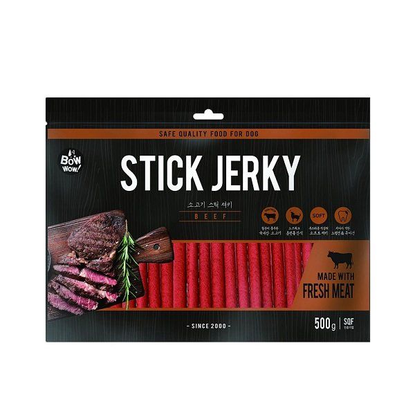 Thịt Bò Que Cho Chó Bowbow 500g