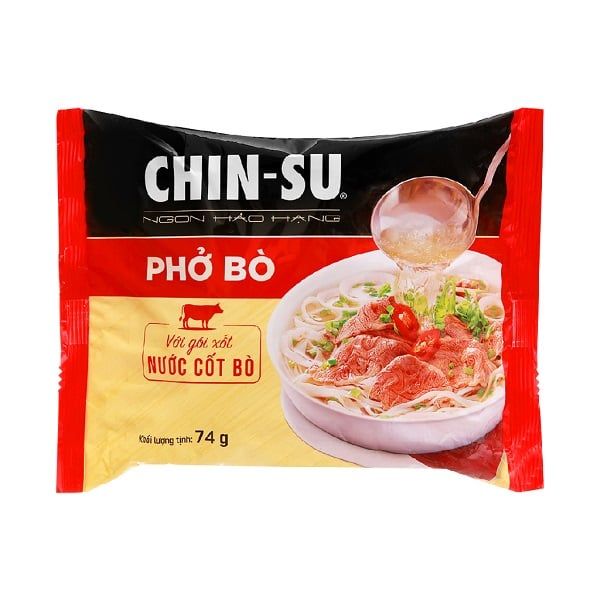 Combo 3 Phở Bò Chinsu 74g