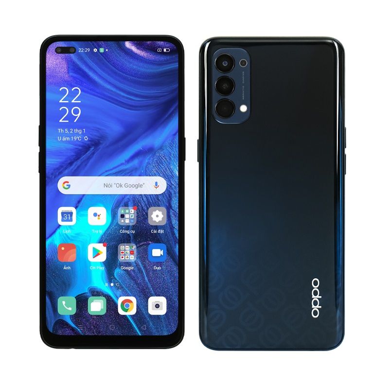Điện Thoại Di Động Smartphone Oppo Reno 4 Black