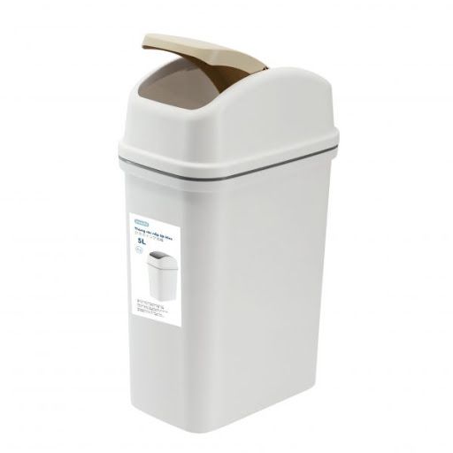 Thùng Rác Nắp Lật Hiro 5L