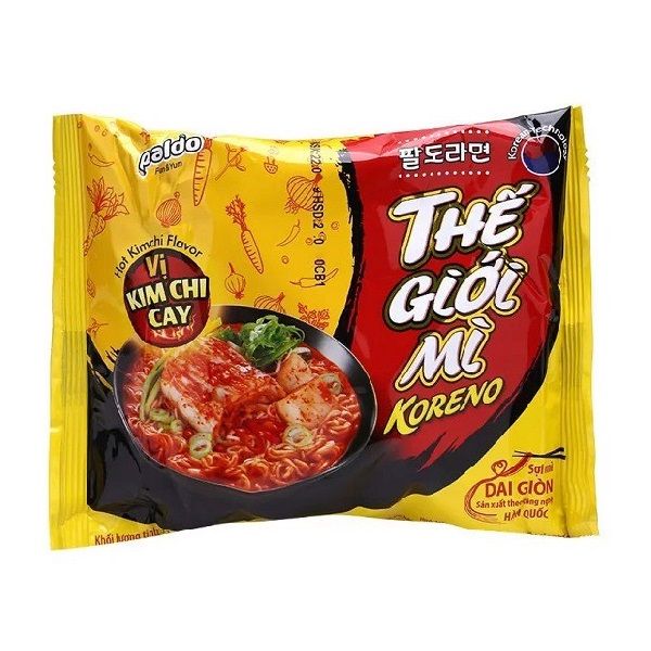 Thùng 30 Mì Koreno Vị Kim Chi Cay 73g