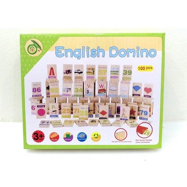 Đồ Chơi Domino Tiếng Anh và Chữ Số Yong Yu Toys YY162183