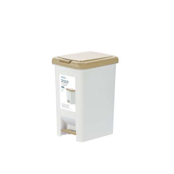 Thùng Rác Đạp Chữ Nhật Hiro 15L Có Lõi Inochi