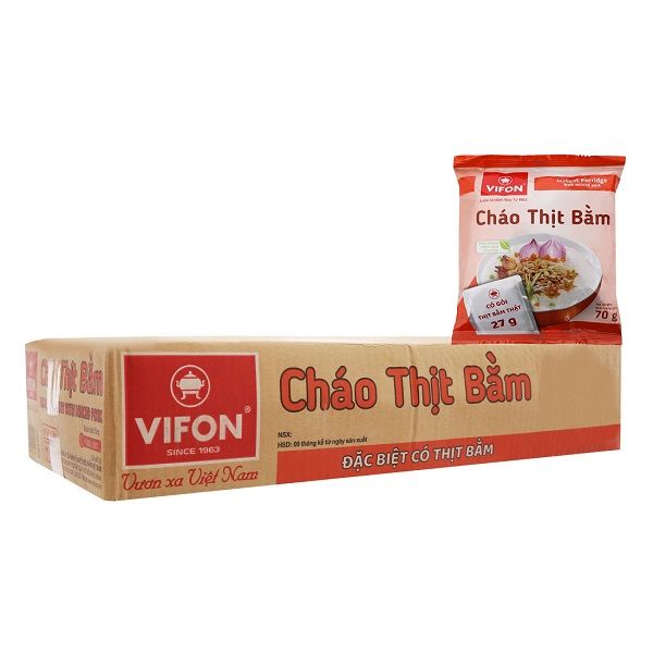 Thùng 50 Cháo Thịt Bằm Vifon 70g