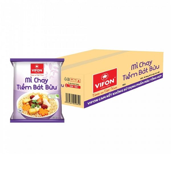 Thùng 30 Mì Chay Vifon Tiềm Bát Bửu 65g