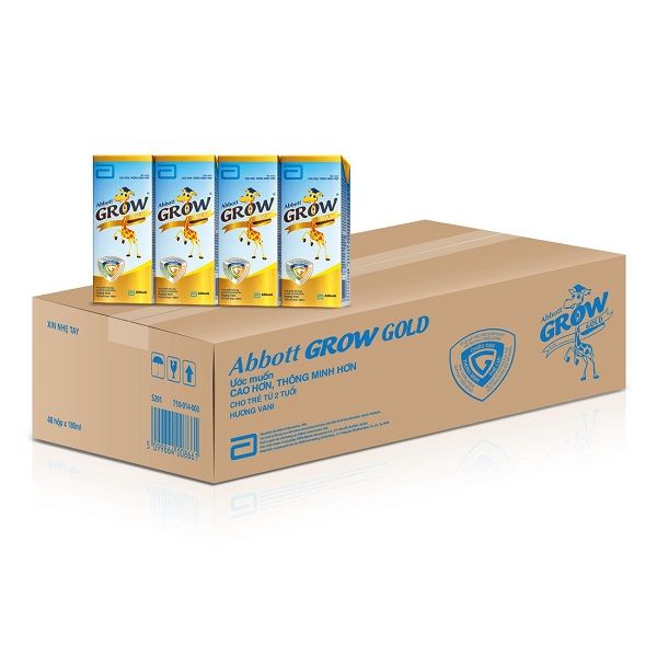 Thùng 48 Sữa Grow Gold Vani 180ml