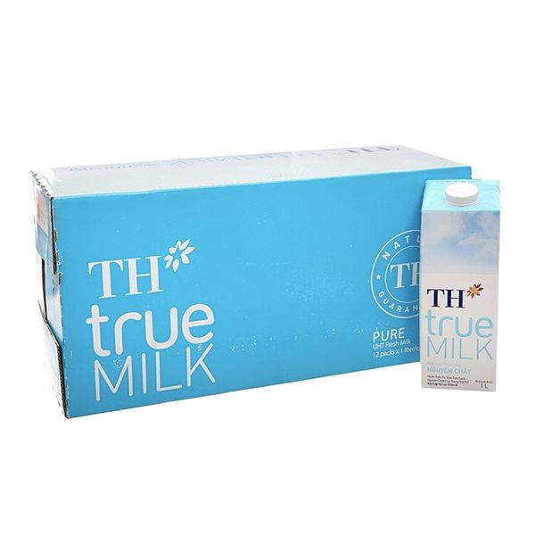 Thùng 12 Sữa TH Không Đường 1L