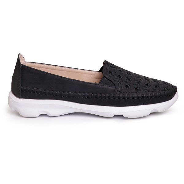 Giày Đi Bộ Nữ Bata Màu Black 551-6306