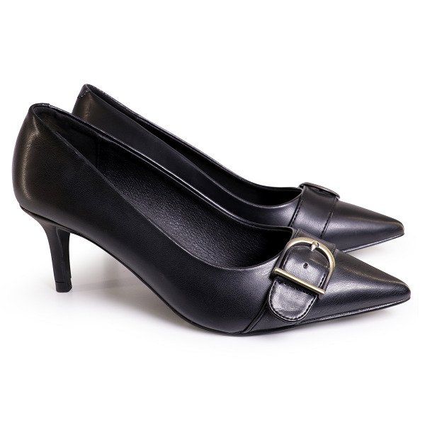 Giày Cao Gót Nữ Bata Màu Black 751-6918