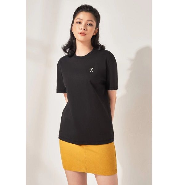 Áo Thun Nữ Basic Couple TX Màu Đen 2007