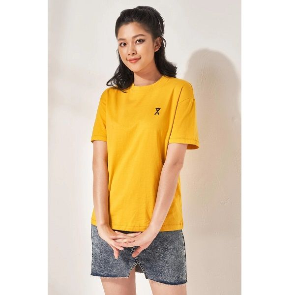 Áo Thun Nữ Basic Couple TX Màu Vàng 2007