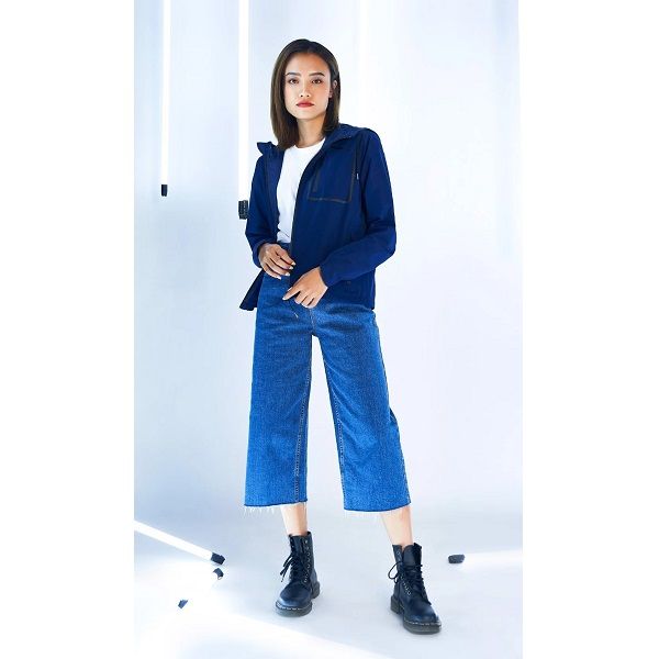 Áo Khoác Trượt Nước Nữ Couple TX Màu Xanh Tím 2001