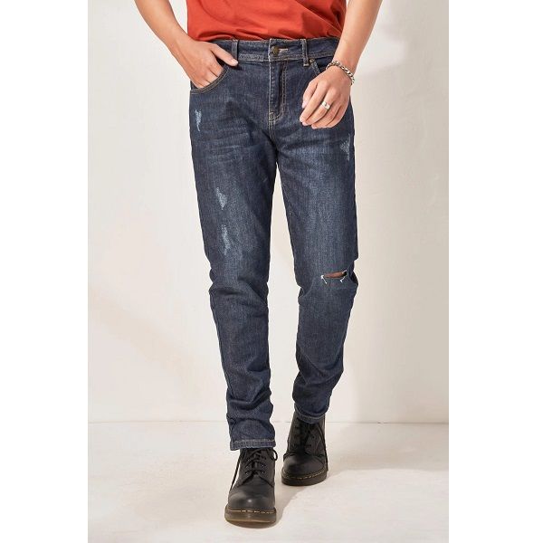 Quần Jeans Nam Couple TX Màu Xanh Đậm 3013