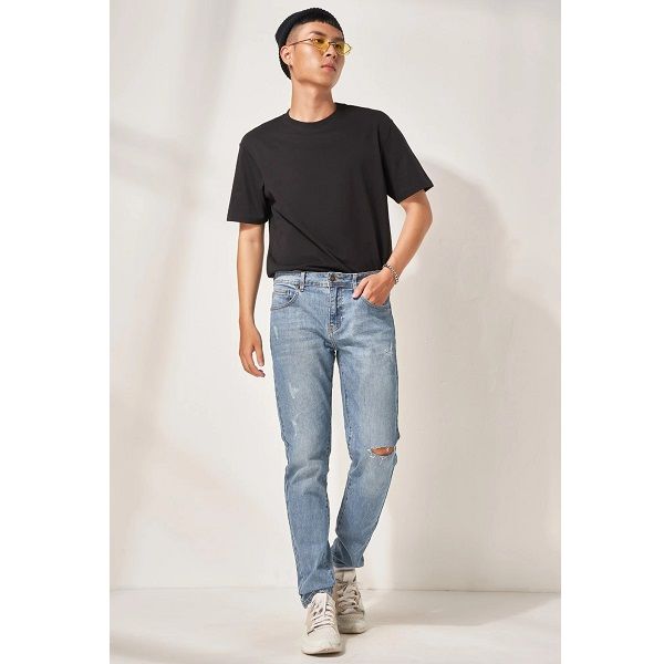 Quần Jeans Nam Couple TX Màu Xanh Nhạt 3013