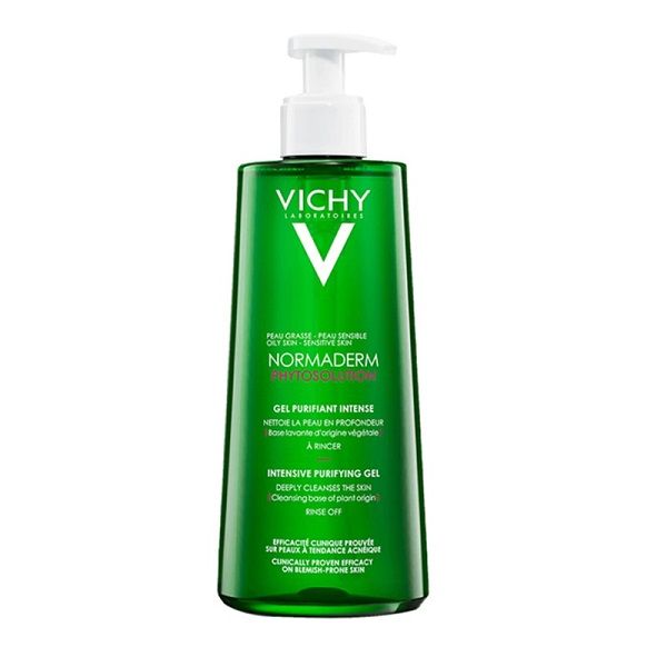 Sữa Rửa Mặt Dạng Gel Sạch Sâu & Giảm Nhờn Vichy Normaderm Phytosolution Gel Purifiant Intense 400ml