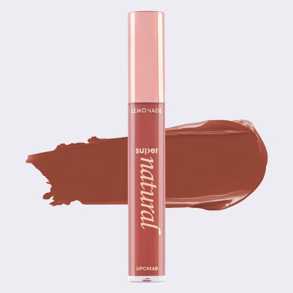 Son Kem Lì Lâu Trôi Lemonade Super Natural Matte Lip Cream Màu Cam Đất #02 Forever Young 5g