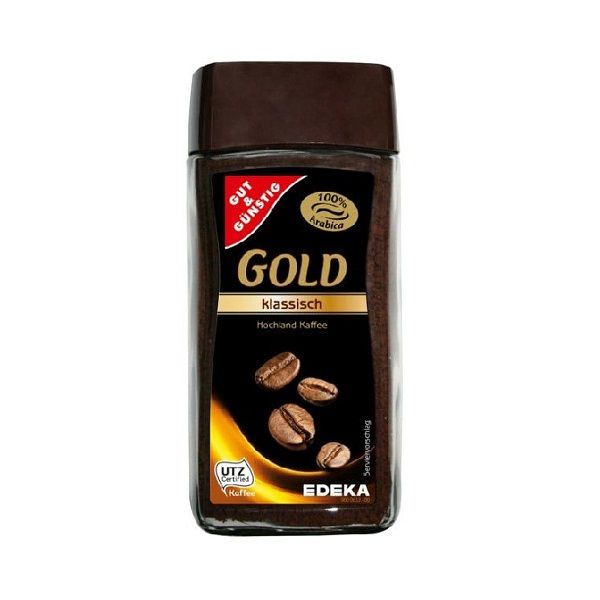 Cà Phê Hòa Tan Vị Truyền Thống Gut&Gunstig Gold 100g
