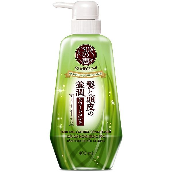 Dầu Xả Ngăn Rụng Tóc 50 Megumi Hair Fall Control Conditioner 400ml (Store 1001,1003)