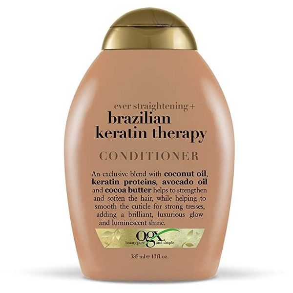 Dầu Xả Thẳng Mượt OGX Ever Straightening + Brazilian Keratin Therapy Conditioner 385ml (1001, 1003)