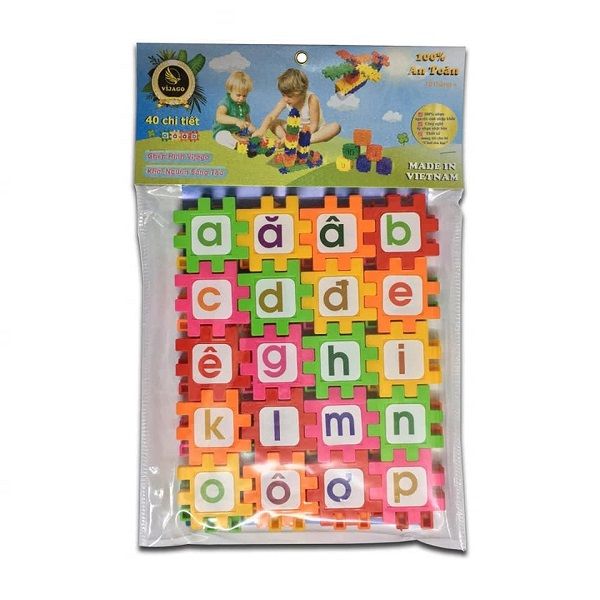 Đồ Chơi Ghép Hình Thông Minh 40 Chi Tiết Vijago - VJG041