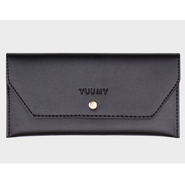 Ví Da Cầm Tay Thời Trang Yuumy Màu Đen YV9D (Store 5703)