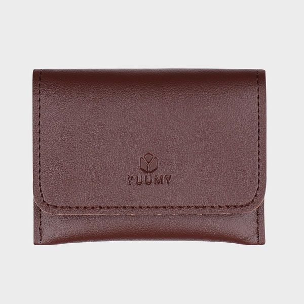 Ví Da Cầm Tay Thời Trang Yuumy Màu Nâu YV12N (Store 5703)